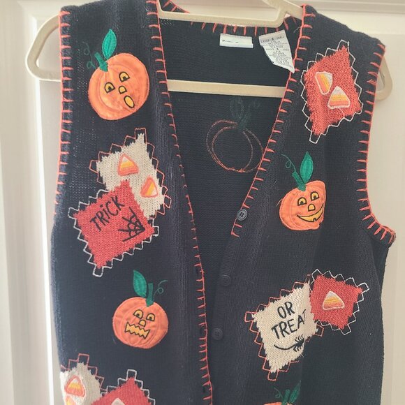 Halloween knit vest - Picture 1 of 2